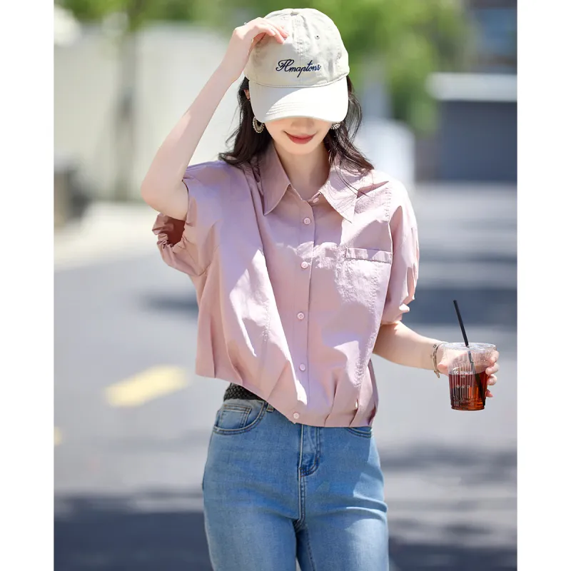 Still quiet Shirts Women's Pink-6