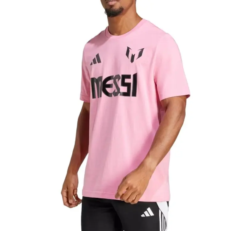 Adidas Free Shipping With AdiClub Messi Name And Number Graphic Tee-1