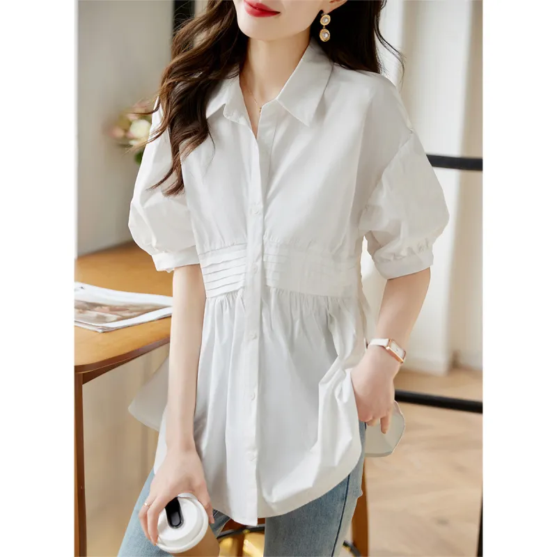 Still quiet Shirts Women's White-2