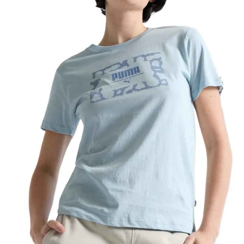 PUMA Camiseta Cheetah Box Logo Para Mujer-2