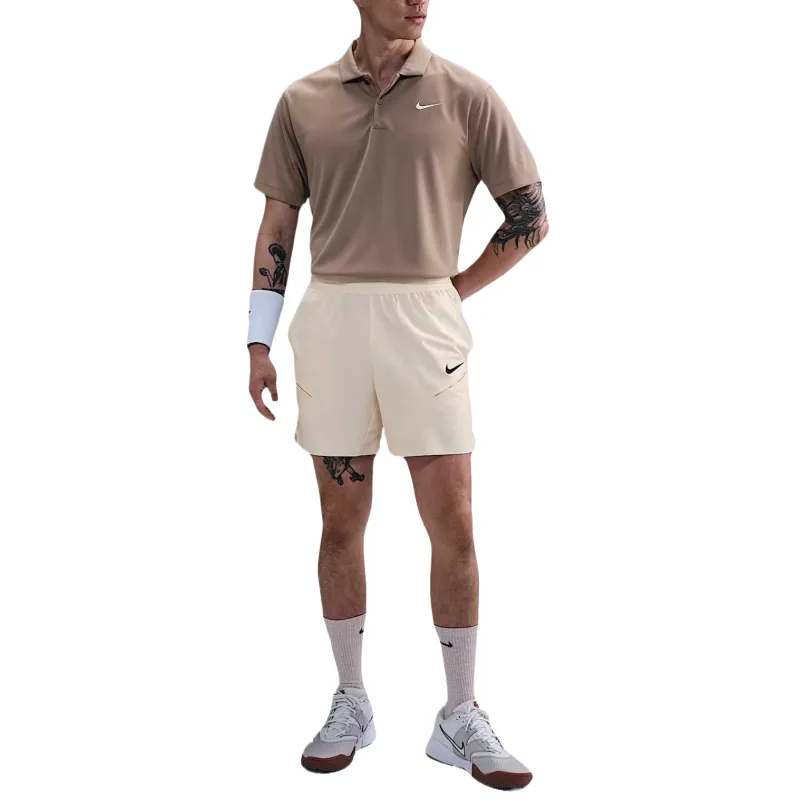 Nike Dri FitSLAM Tennis Bottom Men's Ivory White-3