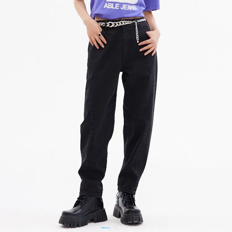 ABLE JEANS Unisex Vintage Washed Black-2