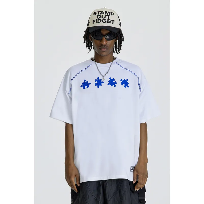 RUIZENLUO T Shirts Unisex White-6