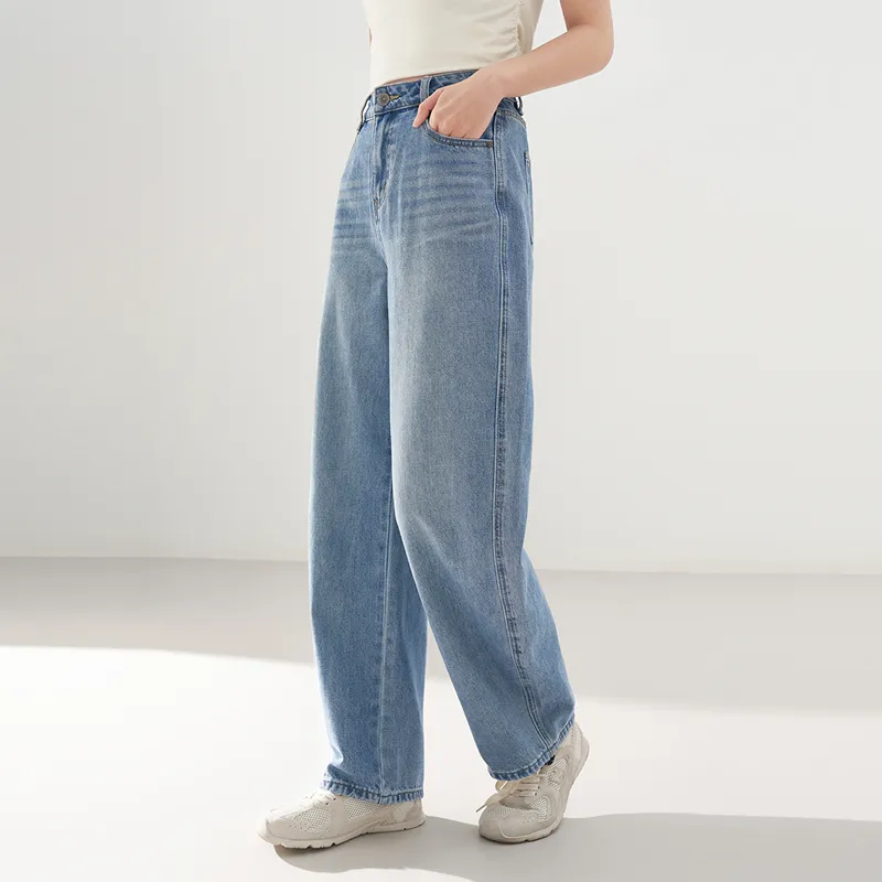 LEDIN Jeans Women's Denim Medium Blue-5