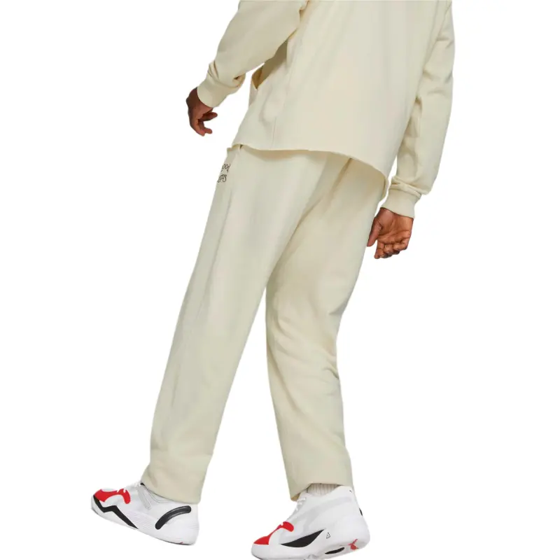 PUMA Casual Pants Men Beige-3