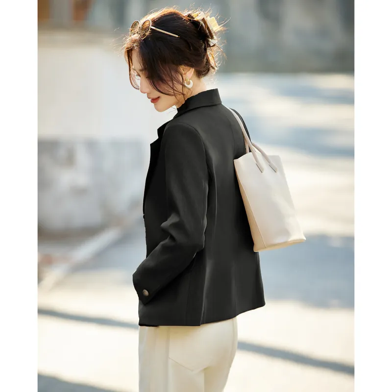 TERRE BLEUE Spring Fall Business Suit Loose Fit Women's-7