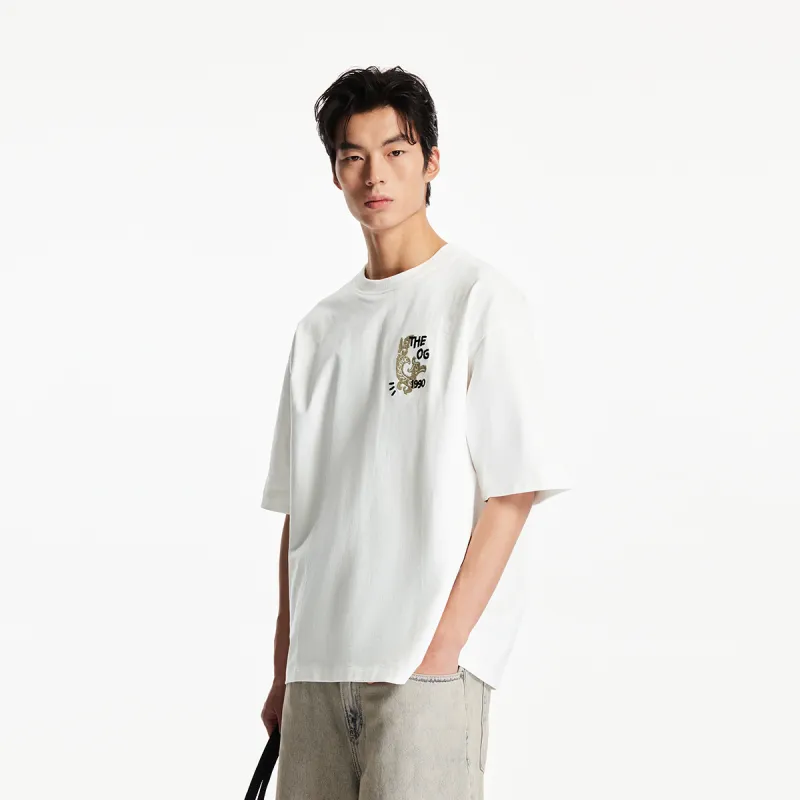 JACK JONES· T Shirt Men's A06 Raw White-4