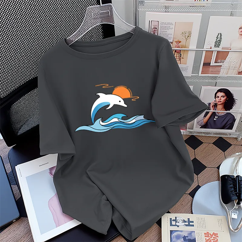 FAIRWHALE T Shirts Women's-14