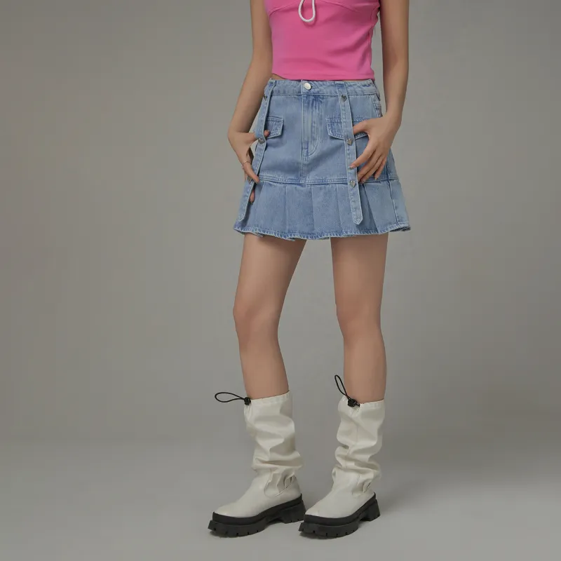 CHUU 2024 Summer Casual Short Skirts Women's-2