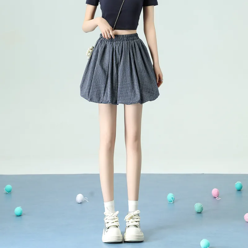 FAWENXIANGZI Casual Short Skirts Women's-1