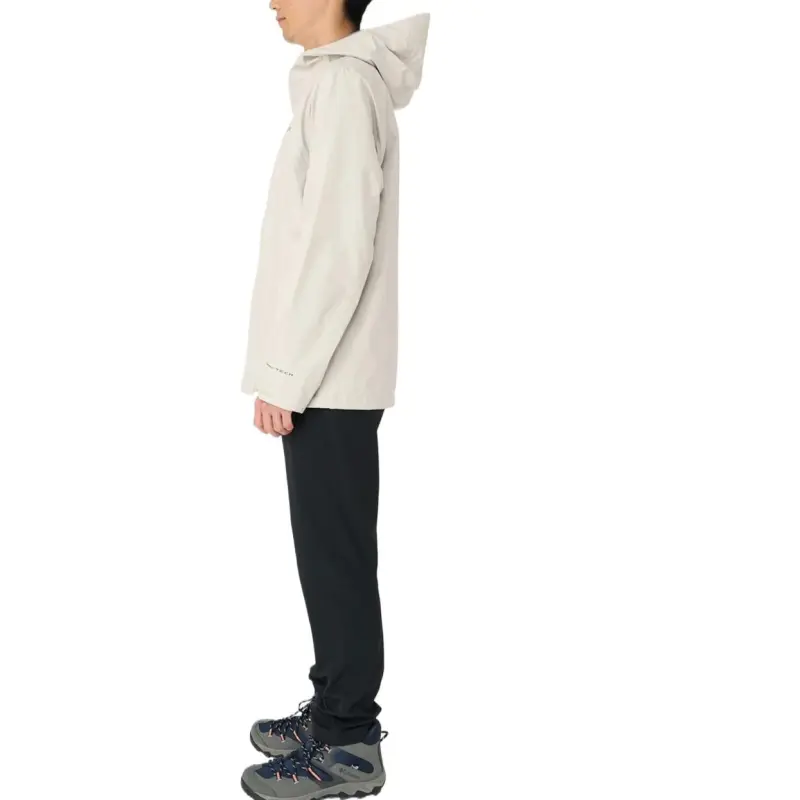 Columbia Waterproof, Windproof, Thermal, And Rainproof Windbreaker Jacket Men's Milk White-3