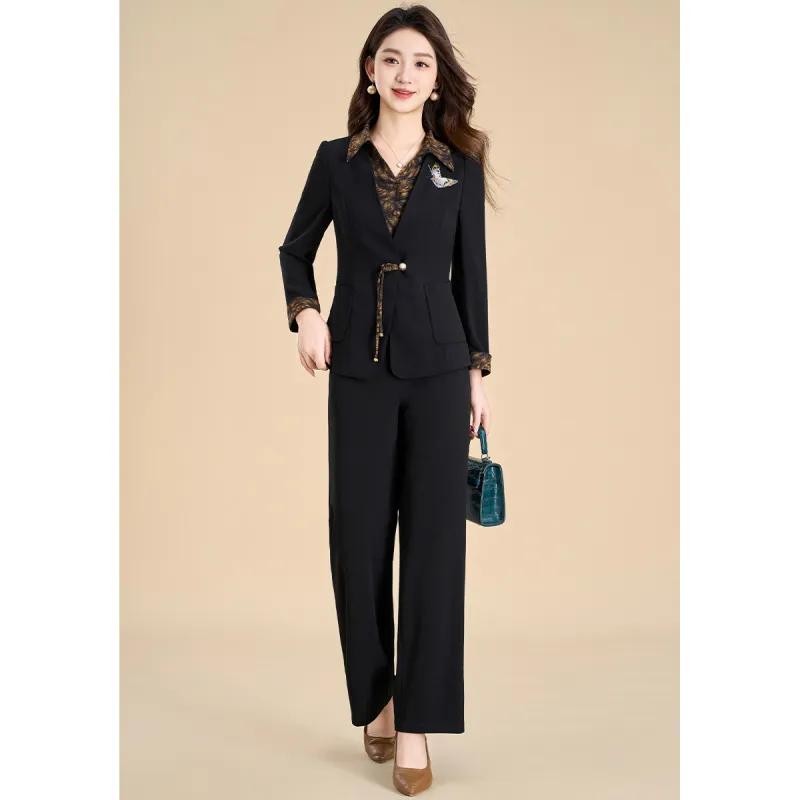 Mylan Casual Suits Women's Black-3