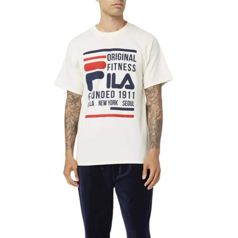FILA Original Fitness T Shirt Men's Apricot-1