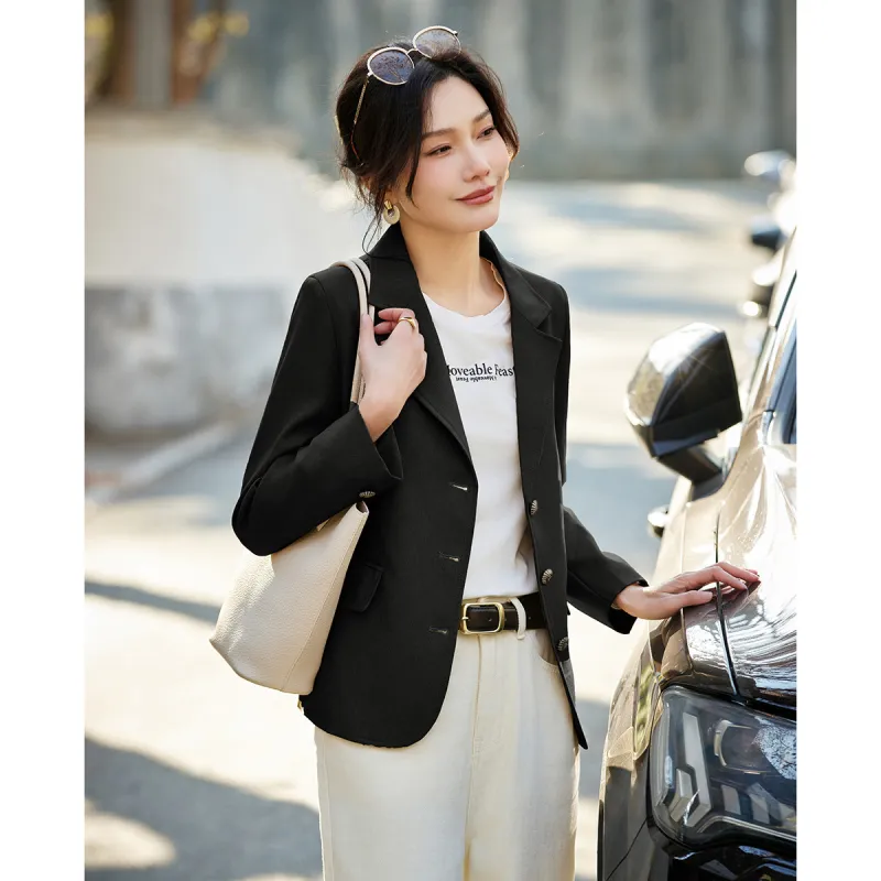 TERRE BLEUE Spring Fall Business Suit Loose Fit Women's-3