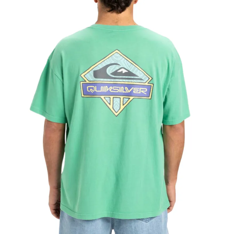 Quiksilver T Shirts Men Green-3