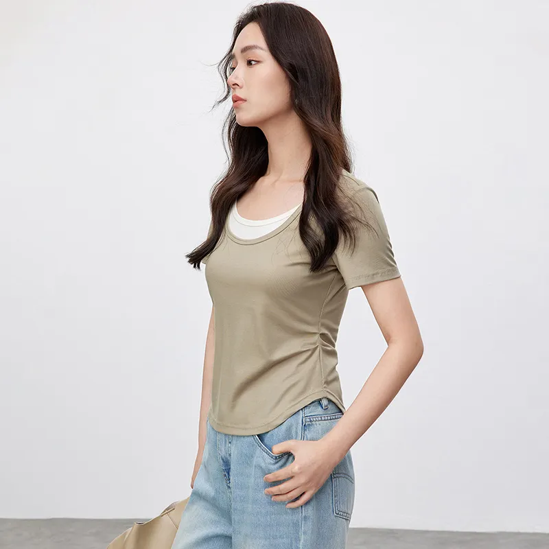 SENTUBILA T Shirts Women's-10