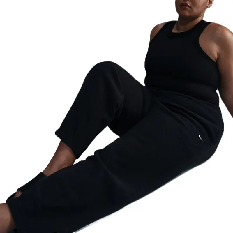 Nike Sportswear Phoenix Plush Women's High Waisted Wide Leg Cozy Fleece Pants Plus Size-4