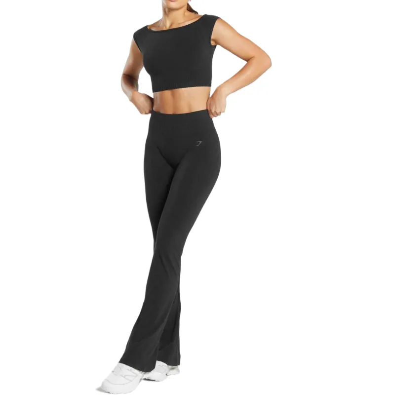 GYMSHARK Yoga Pants Women's Black-4
