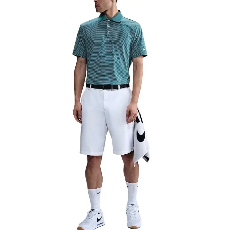 Nike Dri FitSwoosh Nike Tour Golf Clothing Men's Mineral Cyan/Light Ivory-3