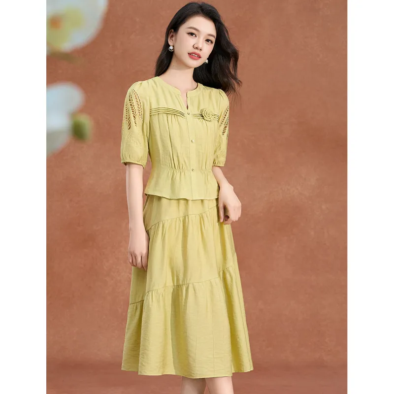 Mylan Short Sleeved Dress Women's-3