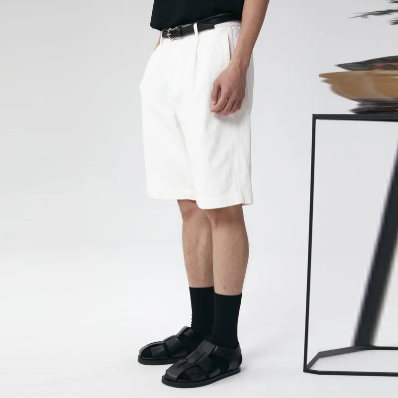EHE Casual Shorts Men White-3