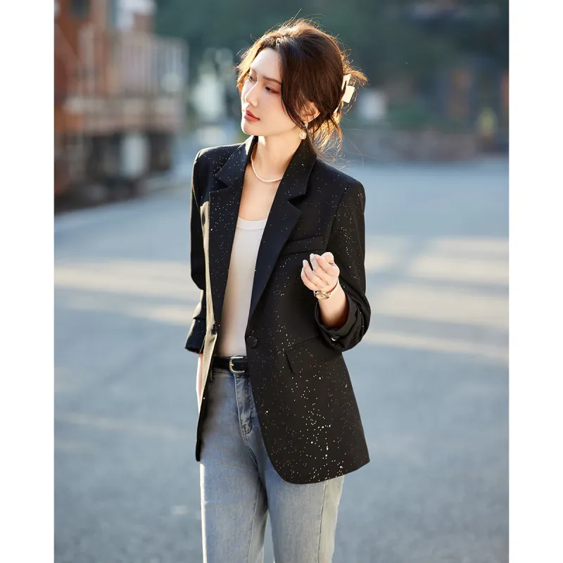 TERRE BLEUE Business Suit Women's Black-1