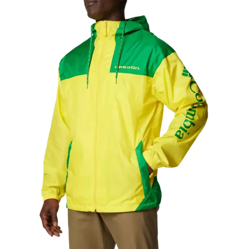 Columbia College Flash Challenger Trench Coat Men's Yellow-2