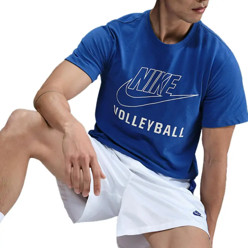 Nike Swoosh T Shirt Men's Royal Blue-2