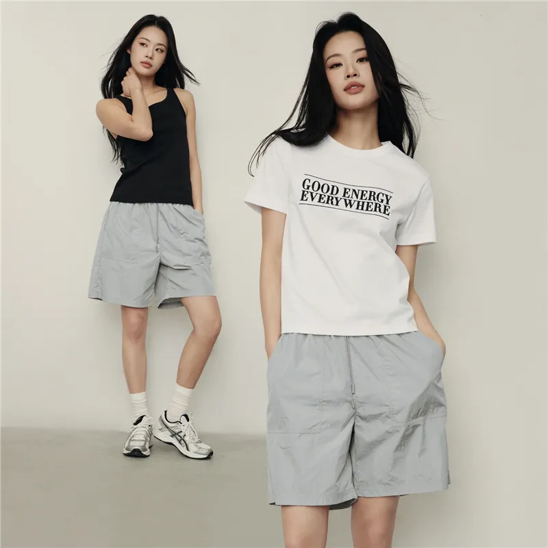 UNIQLO Casual Shorts Women's 01 Silver Gray-3