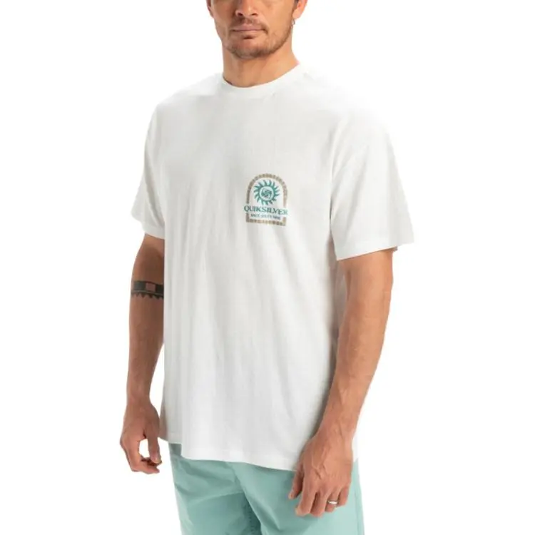 Quiksilver CLSunPower T Shirt Men's White-4