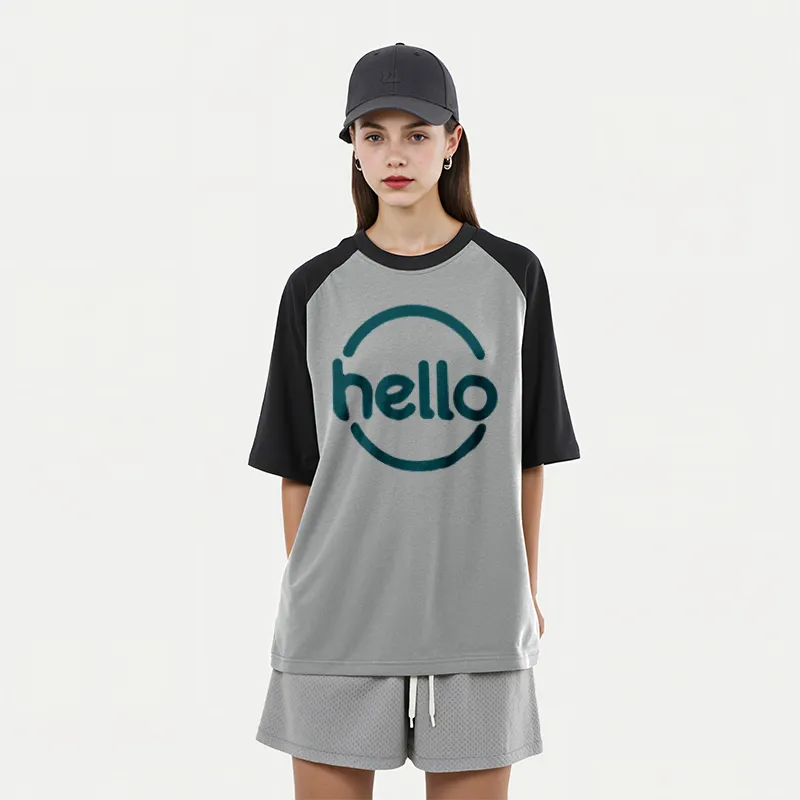 FAIRWHALE Drop Shoulder Sleeve T Shirt Women's-14