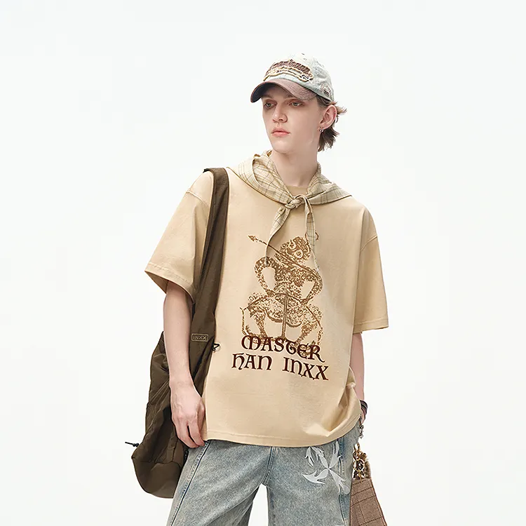 INXX T Shirts Unisex Khaki-3