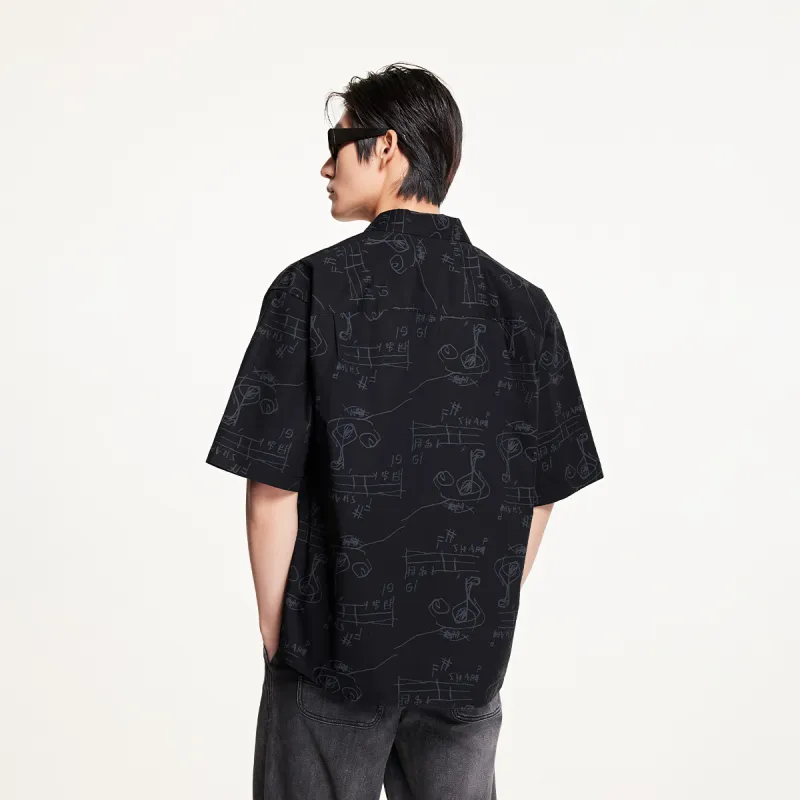 JACK JONES· x Jean Michel Basquiat Spring Summer Shirt Men's-10