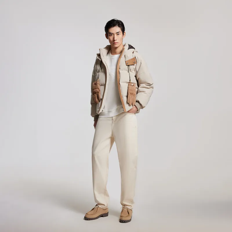 JACK JONES· Down Jacket Coat Men's Feather Gray-4