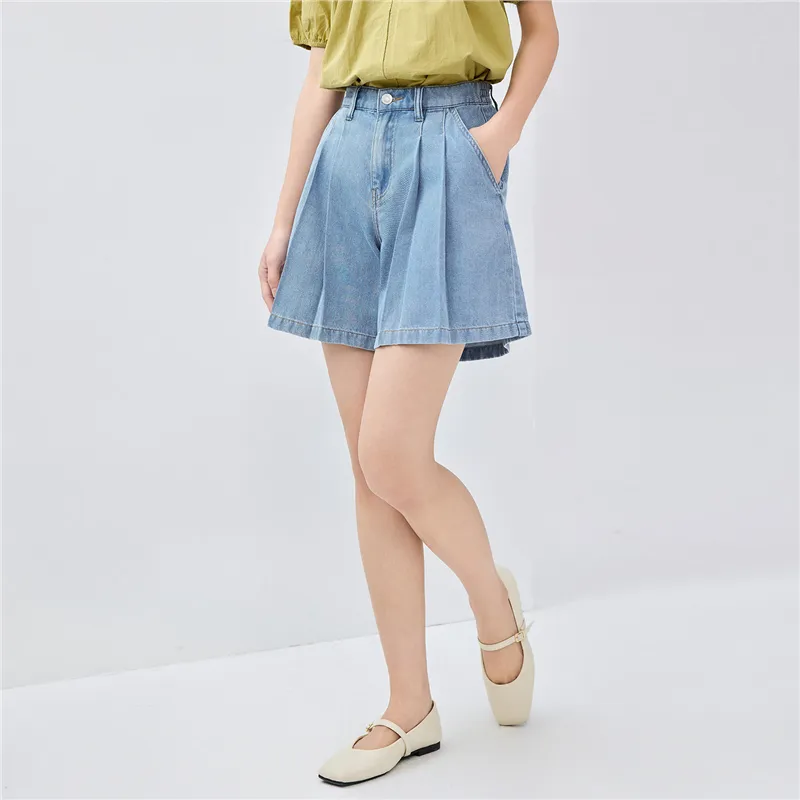 UNIQLO Denim Shorts Women's-8