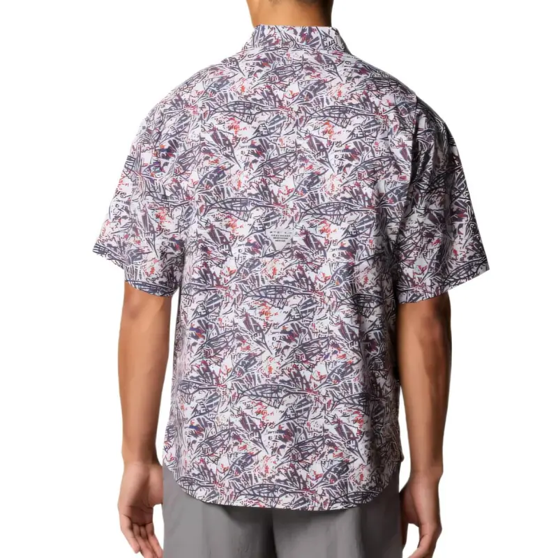 Columbia PFG Super Tamiami Shirt Men's Nighttime Marlin Grass Palm-1