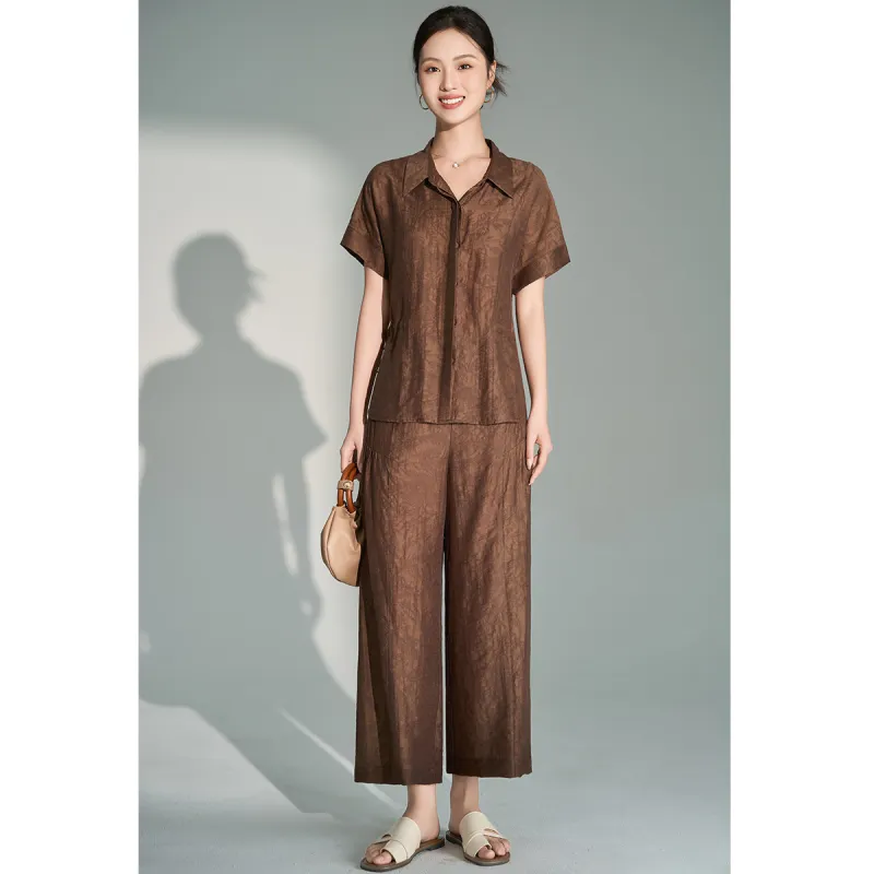 Mylan Casual Suits Women's Khaki-3