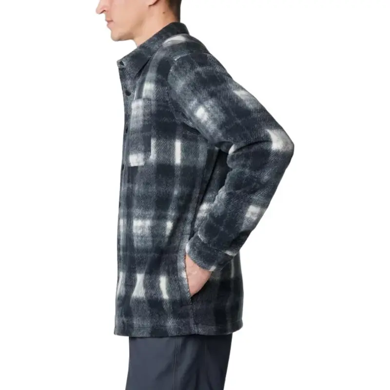 Columbia Steens Mountain Shirt Men's Black White-2