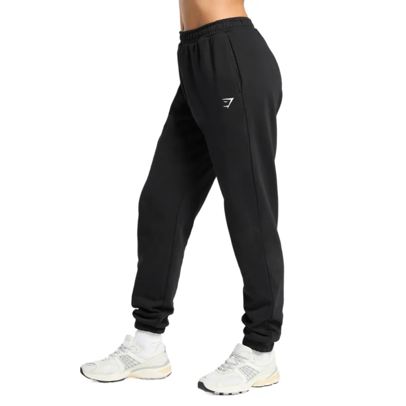 GYMSHARK Knitted Sweatpants Women's Black-2