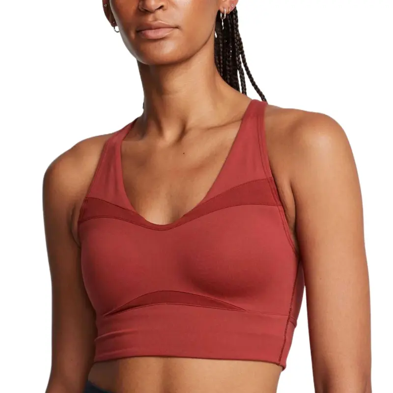 Under Armour SmartForm Evolution Mid Longline Sports Underwear Women's Red-3