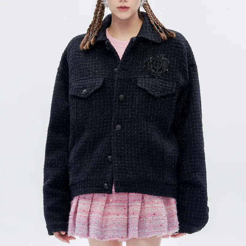TCH Cropped Coats Unisex Black-2