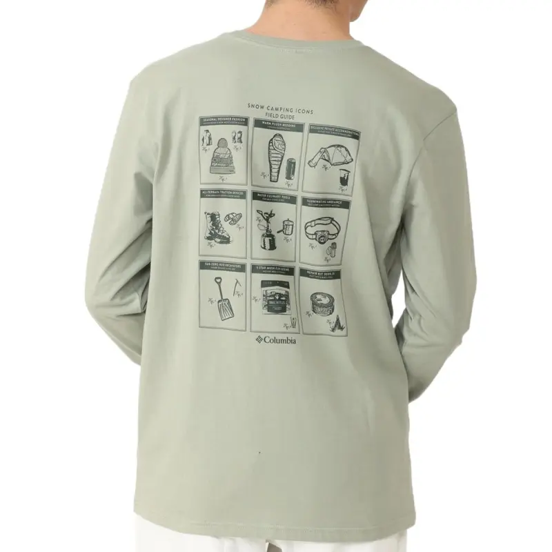 Columbia Explorers Canyon T Shirt Men's Light Green-3