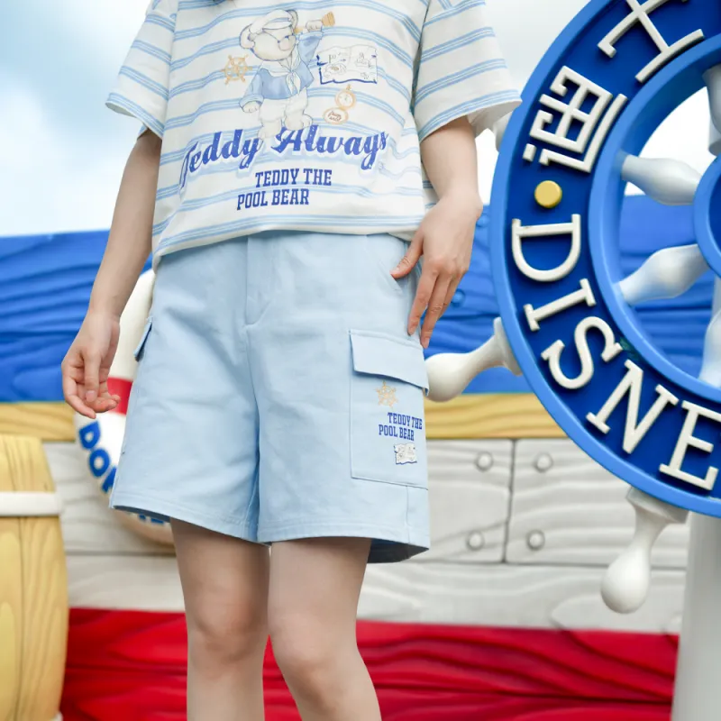 SNBL Casual Shorts Women's Blue-3