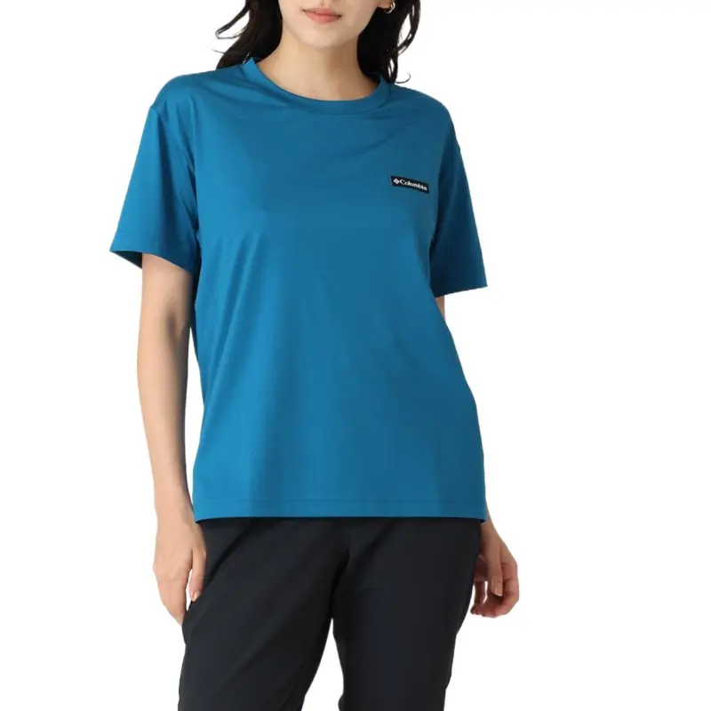 Columbia T Shirt Unisex Deep Turquoise-2