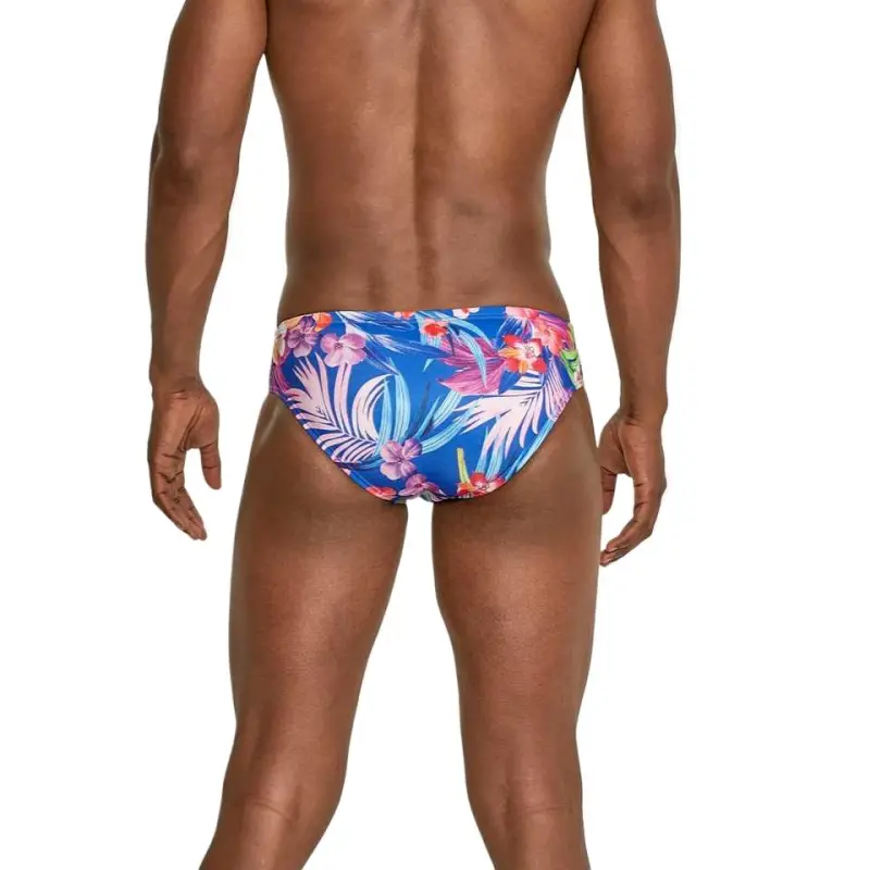 Speedo Men's Printed One Brief Cobalt Blue Swimming Shorts Men's-15