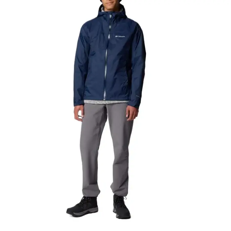 Columbia EvaPOURation Omni-Tech Jackets Coats Men's Marine Blue-3