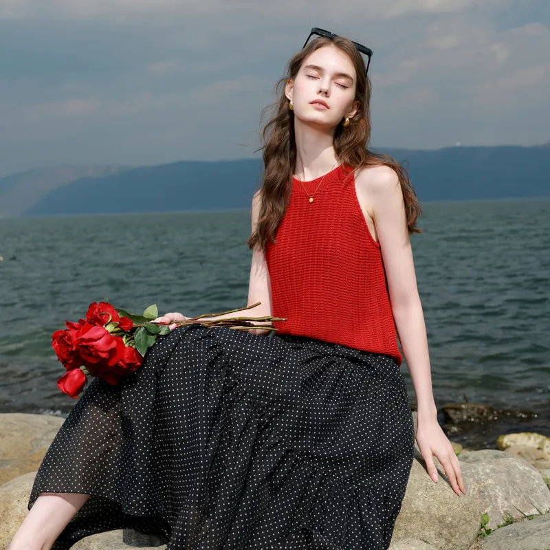 3COLOUR Casual Long Skirt Women's-3