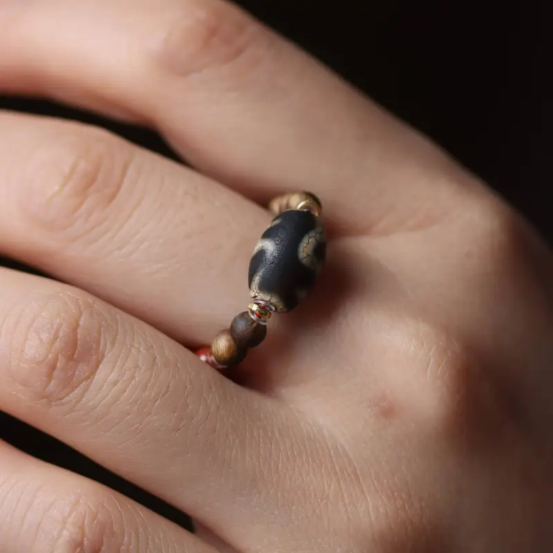 TIANTAISHAN Southern Red Agate Rings Unisex-5