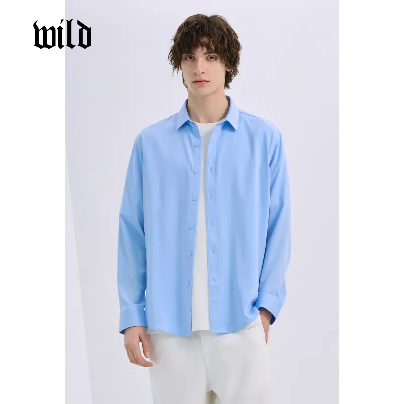 WILD LEADER Shirts Men Ice Gauze[CW5158566Q]-4