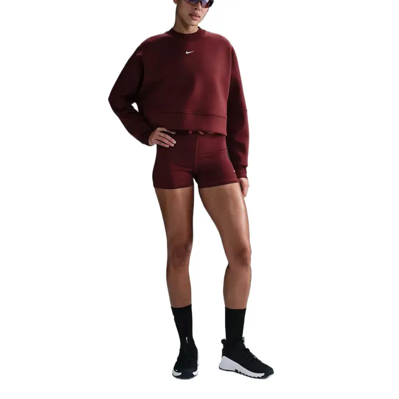 Nike Prima Women's Dri FIT Oversized Crew Neck Cropped Top-1